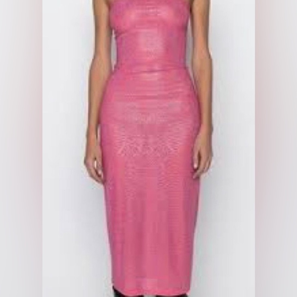NWT AKIRA Find Lovin Rhinestone Midi Dress
